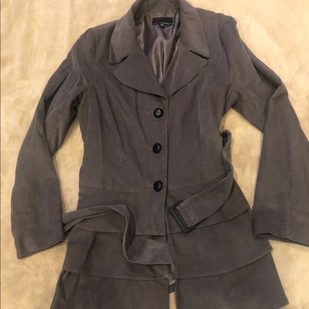 CYNTHIA ROWLEY corduroy jacket